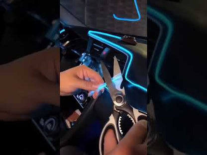 Car Dashboard Multicolor Neon Lights Strip With USB